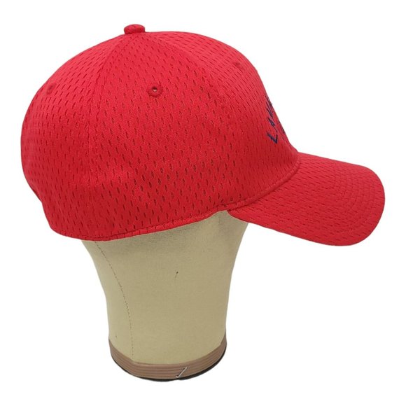 A-Flex Lamars Bar B Q Catering Size L XL Cap Fitted Trucker Red Hat - Picture 6 of 11